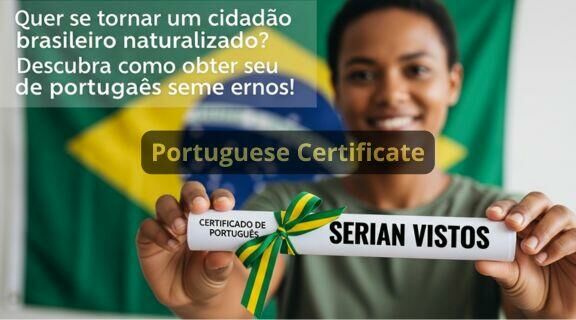 Imagem ilustrativa para o artigo 🧾 Portuguese language certificate for Brazilian naturalization: learn how to obtain yours da Serian Vistos
